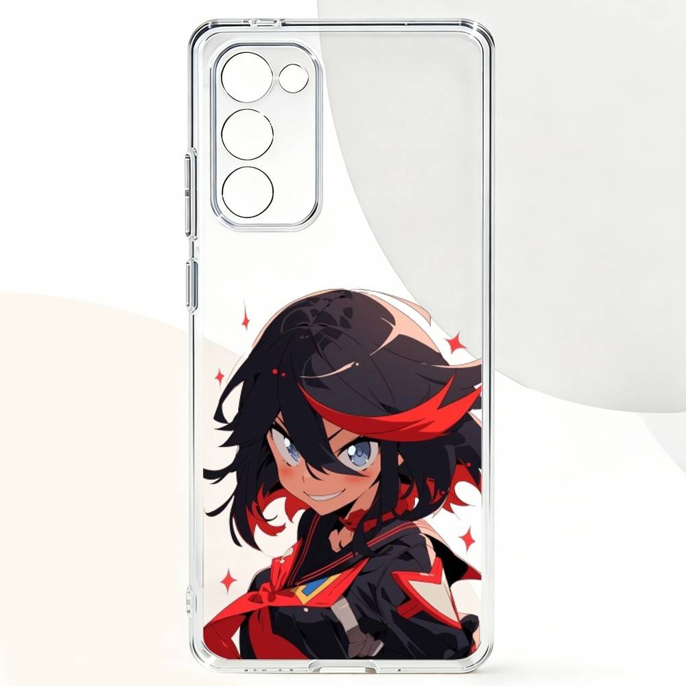 Anime R-Ryuko M-Matoi Phone Case For Samsung Galaxy A91,80,73,72 ,71,53,52,32 ,31,22,21s,20,Transparent Case