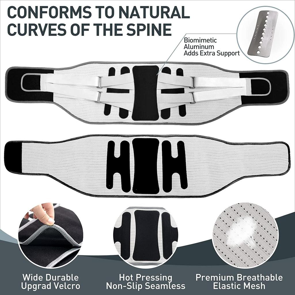 Lumbar Support Belt For Back Pain Relief Orthopedic Spine Decompression Brace Posture Corrector Herniated Disc Support