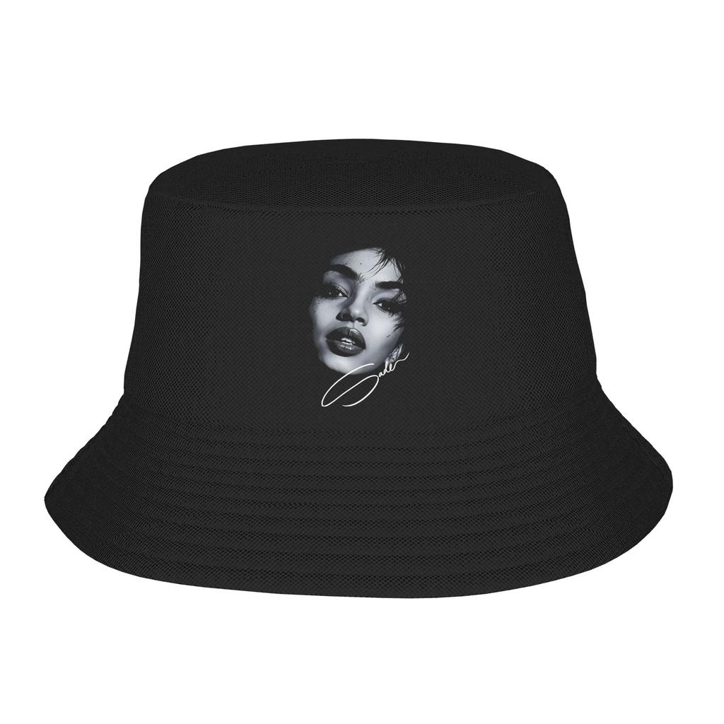 Unisex SSade Adu Singer Bucket Hat Portable Fisherman Hats Summer Trendy Fishing Caps Street Style Design Sun Hat