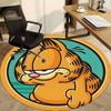 1pc Garfield Cat Office Round Area Rug, Under Office Chairs Bedroom Living Room Home Decor, Available in Various Sizes