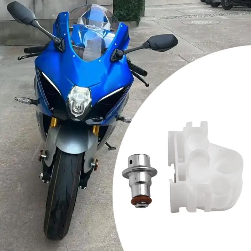 Fuel Pressure Regulator Part 15610-27G00 for Motorcycle Fuel System Replacement, Plastic and Metal Assembly for Routine Service Review
