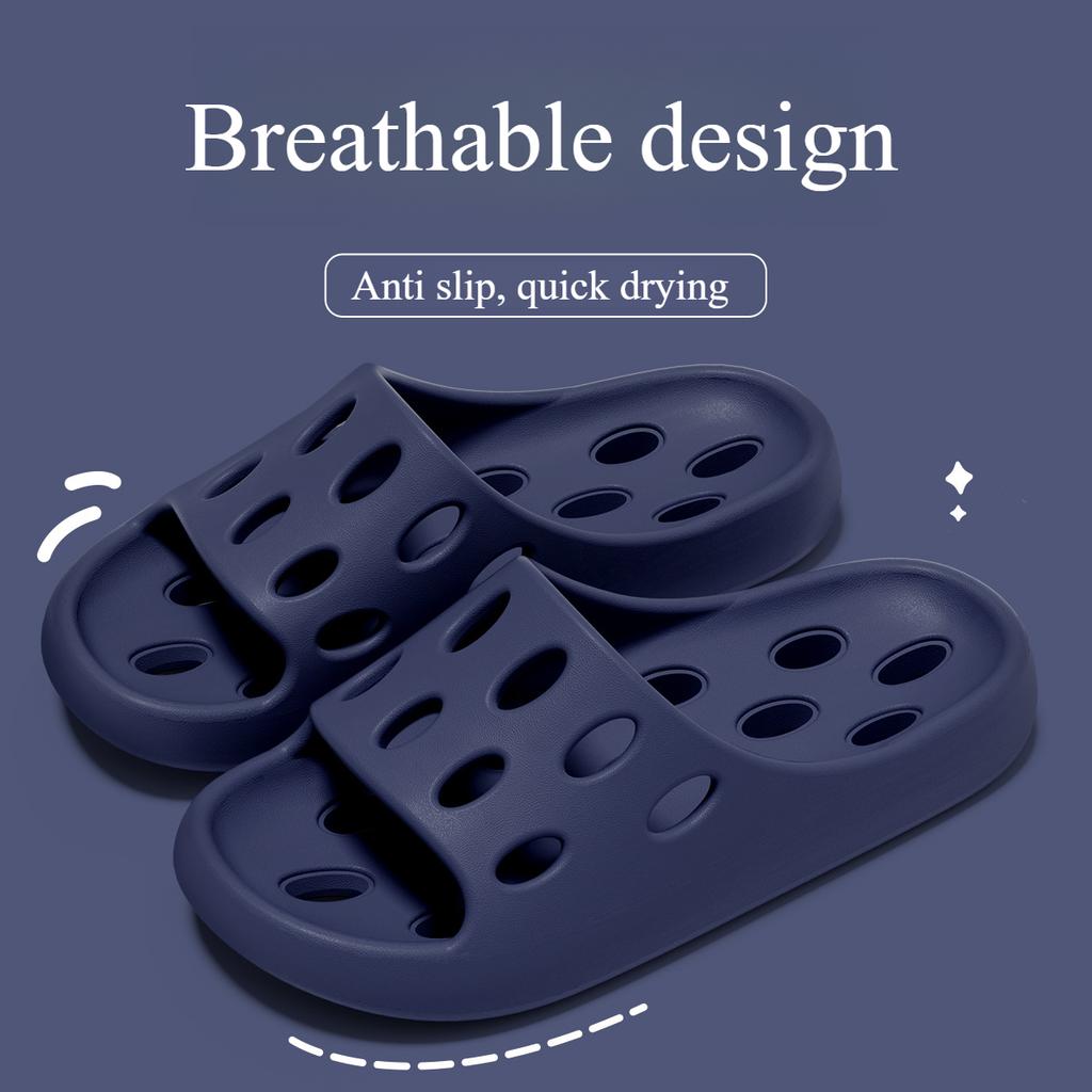 Bathroom slippers for men in summer, indoor home shower for couples, water leakage, quick drying, anti slip, cool slippers for summer