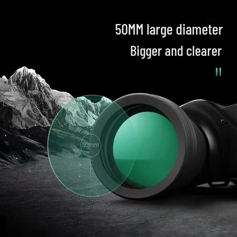20x50 HD High Magnification Night Vision Binoculars: Portable Telescope for Outdoor Scenery