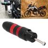 Motorcycle Exhaust Pipe Slider Aluminum Alloy Anti Falling Guard Protector  (Black )
