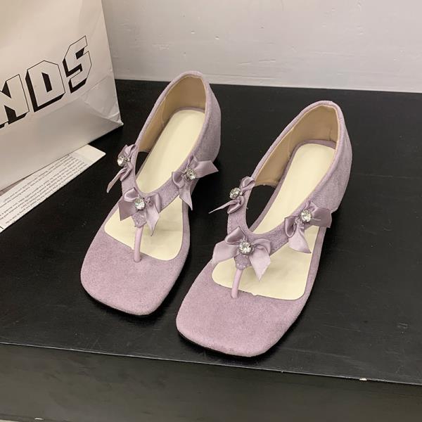 Fashion Shallow Mouth 2025 Sandals High Heels Retro Woman Shoes Increasing Height Flip Flops Platform New High-heeled Original Summer Gi