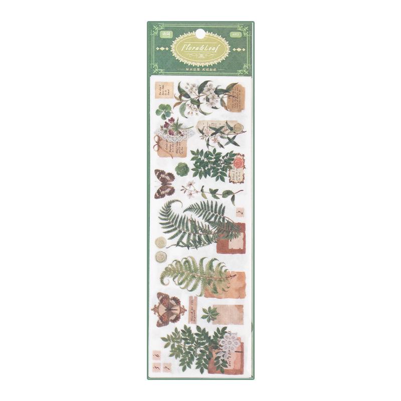 Yuxian Linmu Natural Scenery Stickers: 6 Sheets, 4 Styles