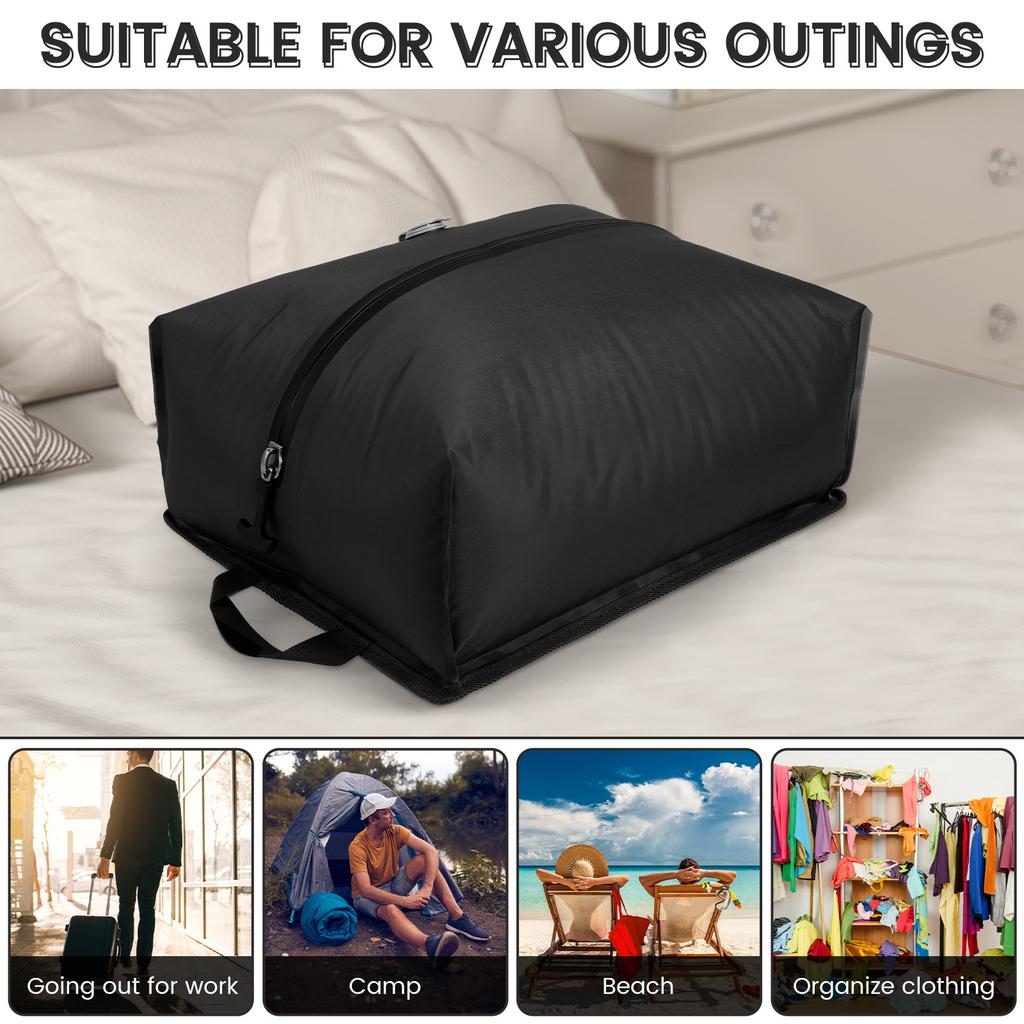16L Vacuum Compression Bag Waterproof Moisture-Proof Portable Clothing Organizer Luggage Suitcase Reusable Travel Vacuum Bag