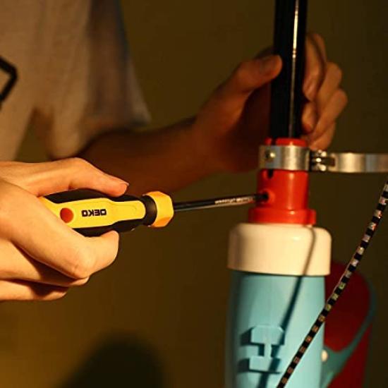 DEKO DKMT158 158-Piece Home Hand Tool Set with Carrying Case