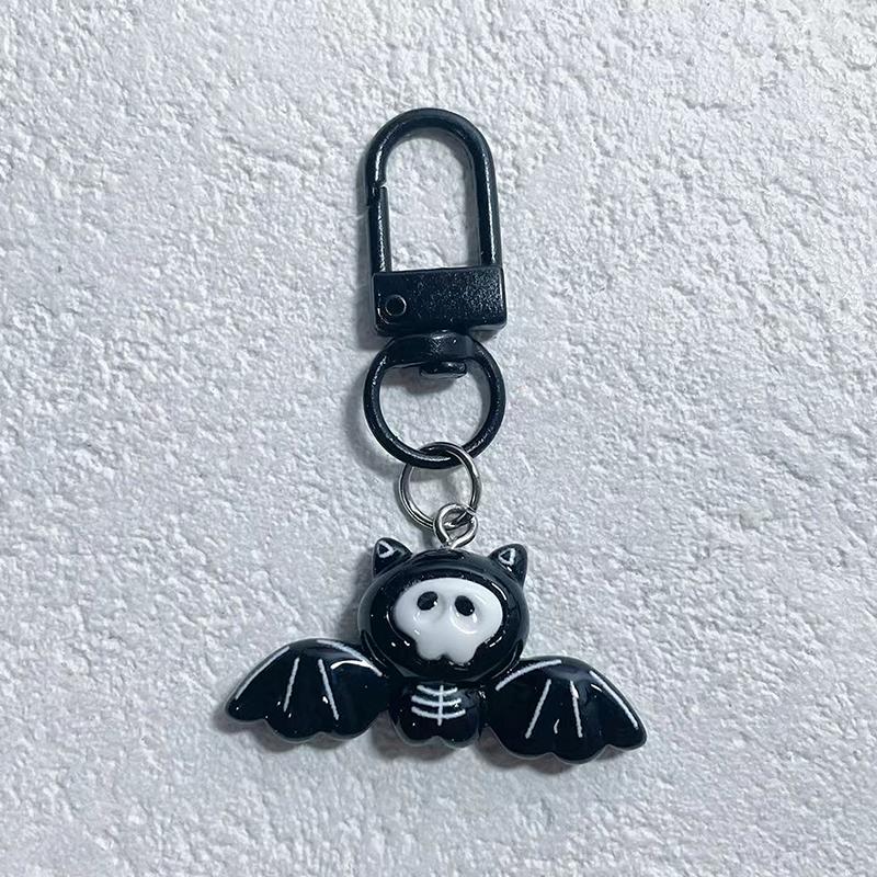 

Милый маленький призрак Темный демон Животные Смола Хэллоуин Брелок для женщин Брелок Подвеска Шарм для сумки Аксессуары для ключей от машины as the picrture