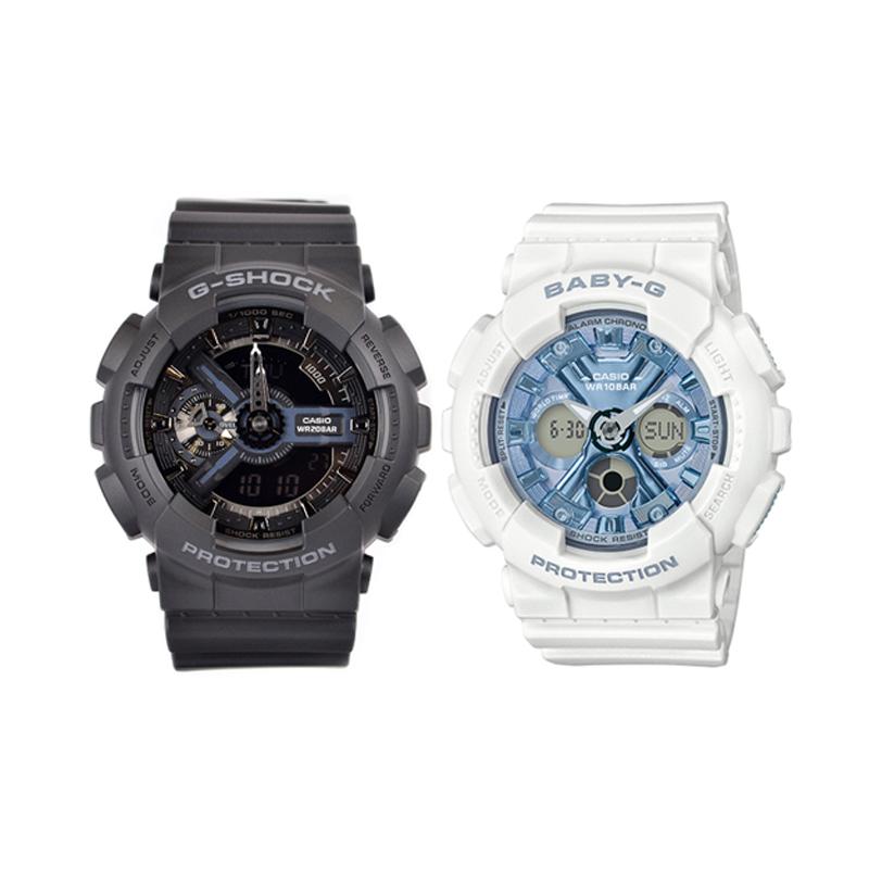 

Casio watch series-GABA series, fashionable and energetic street quartz movement, resin strap, Japanese and Korean watch, GA-110-1BDRBA-130-7A2PRL синий