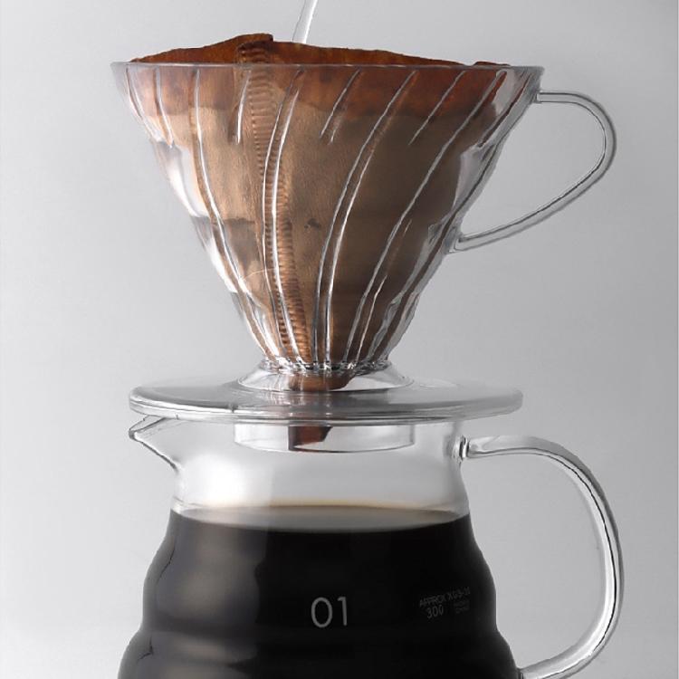 Functional Plastic Coffee Filter Simple Design Coffee Dripper For Quickly And Easy Pour Experience In Any Setting