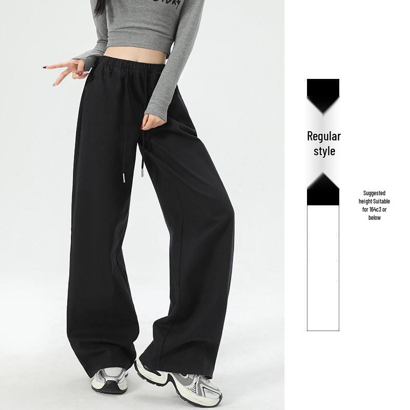 

Women s Spring 2025 High-Waisted White Wide-Leg Jeans – Loose, Slimming, Straight-Leg Design S