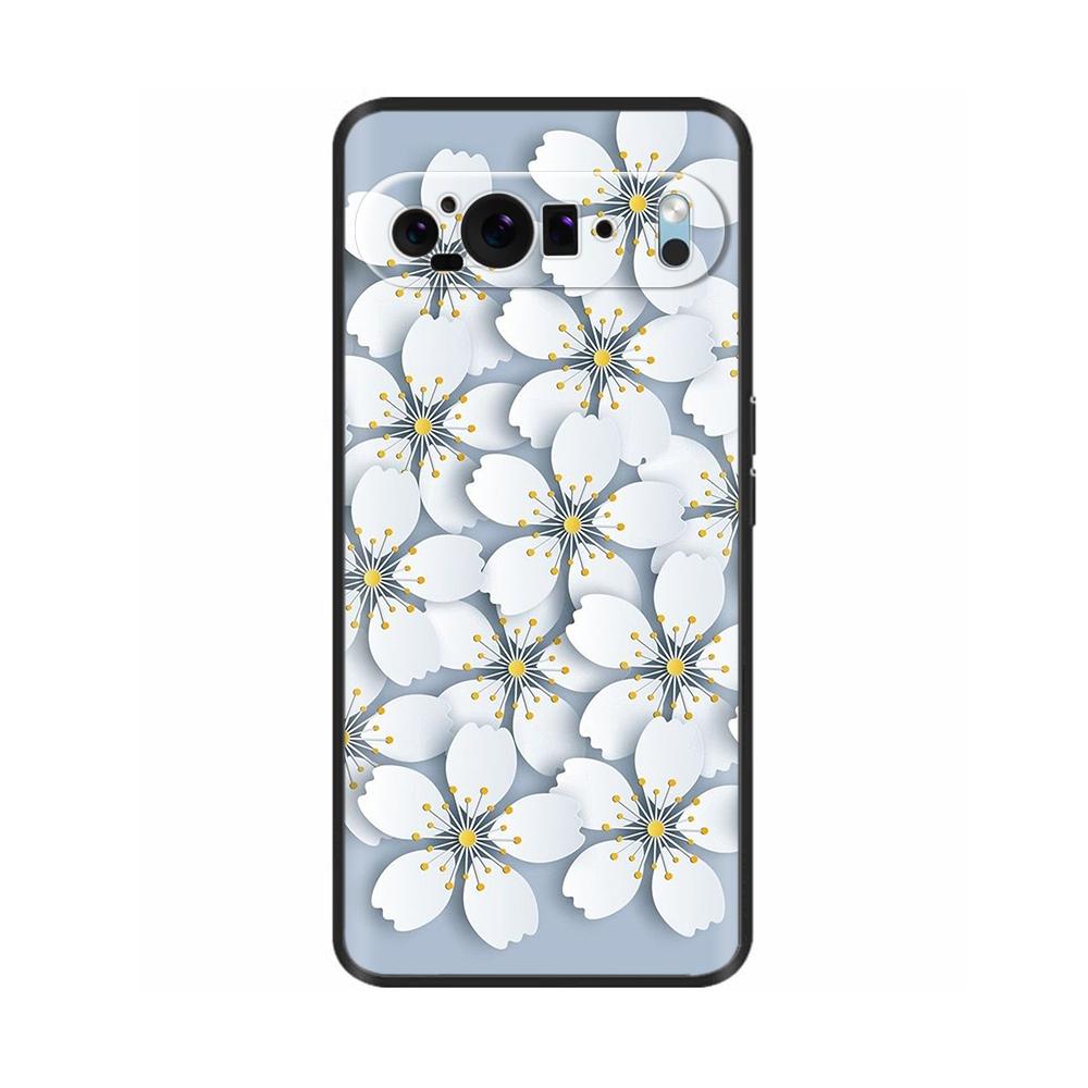 Para Google Pixel 10 Pro 10Pro XL Funda Dulce Amor Flor Suave Silicona TPU Cubierta para Google Pixel10 Pro XL Resistente a Golpes Carcasa Funda