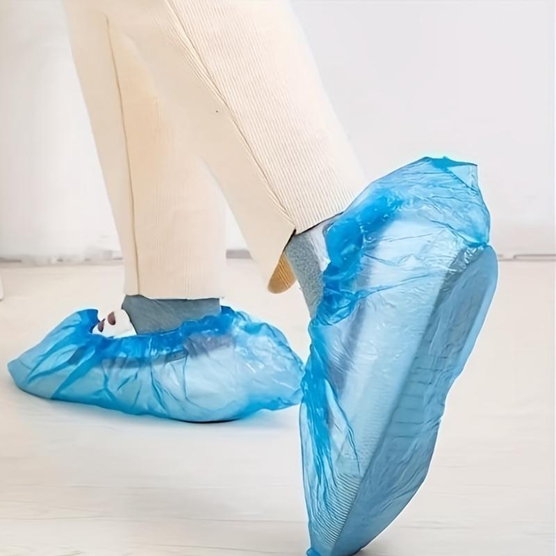Disposable Shoe Covers, Waterproof Shoe Covers, Rainy Day Thick Long Tube Farming Boots, Outdoor Drifting Plastic Boots Wholesal
