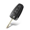 KEYYOU Neue 3 Tasten Für Ford Focus Fiesta 2013 Schlüsselanhänger Gehäuse mit HU101/FO21 Klinge Klappschlüssel Fernbedienung Schlüssel Schale Schlüsselanhänger Gehäuse