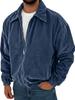 2026 Retro Corduroy Men's Long Sleeve Pocket Jacket - Autumn/Winter Fashion