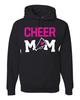 Cheer Mom Kids Super-Fan Love Pink Heart Unisex  Hoodie Sweatshirt
