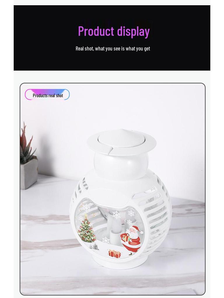 Blizzard Night Lantern: Handheld Decorative Projector Light Ornament