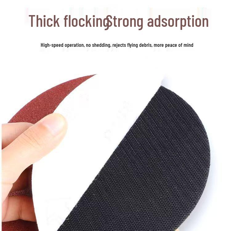 Red Flocked Self-Adhesive Sandpaper