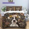 Animal  Pattern Bedding Quilt Set Quilt Cover Pillowcase Home Decoration  Gift (1 * duvet cover + 2 * pillowcase, without core)