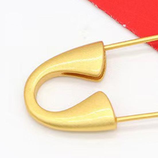 10Pcs Safety Pins for Clothes Golden Clothing Pins Heavy Duty Alloy Safety Pins for Clothes Sewing Craft Securing Thick Fabrics