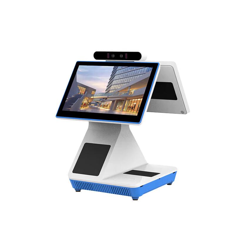 Zhonghaoyue Smart Dual-Screen Facial Recognition Visitor Terminal CN plug (adapter included)