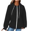 Women S Casual Long Sleeve Hooded Open Front Sweatshirt