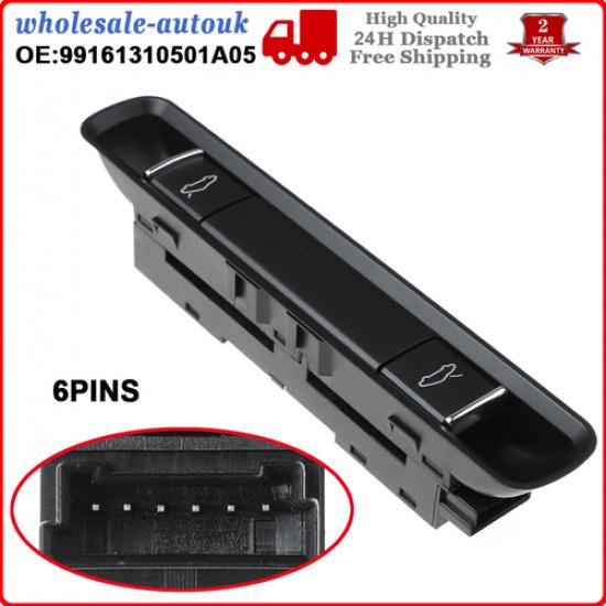 For Porsche 991 Carrera 981 718 Boxster Cayman Boot & Bonnet Release Switch Pack