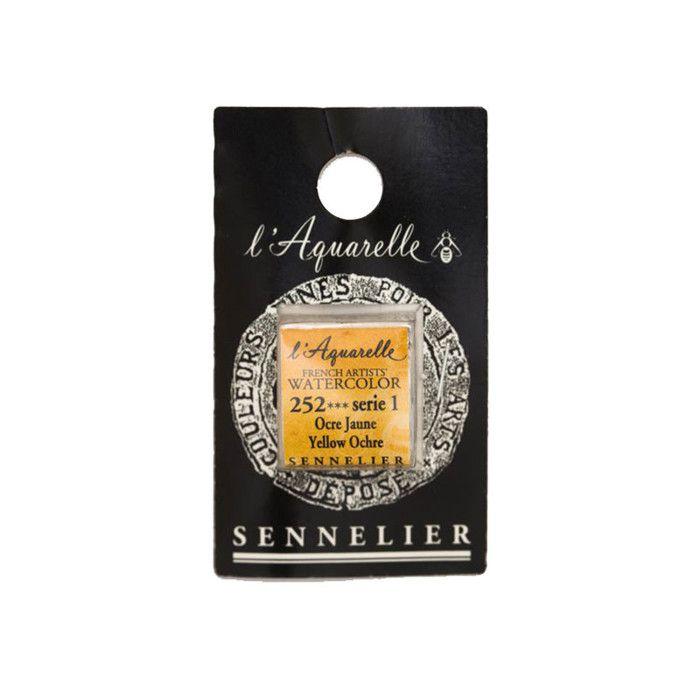 Aquarelle - Sennelier - S1 - Ocre jaune (252) - Haute qualité - Mixte