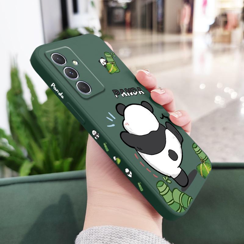 Fat Panda Phone Case For Samsung Galaxy A55 A35 A25 A15 A05 A05S A54 A34 A24 A14 A04 A04S A04E 4G 5G Cover