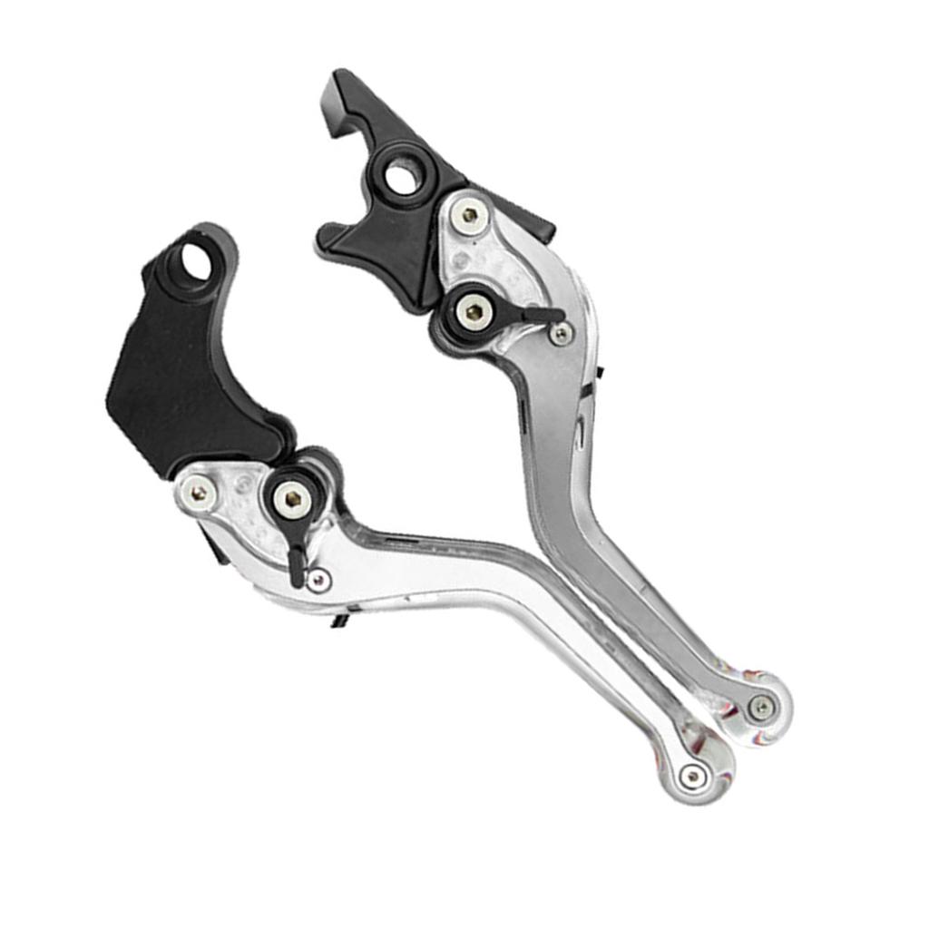 Motorcycle Brake Handle Adjustable Size Motorbike Modification Clutch Drum Brake Lever Handle with LED Light