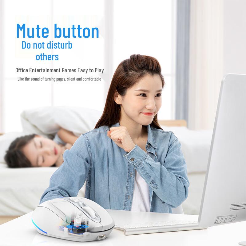 OLOEY Ergonomic Wireless Bluetooth Silent Mouse