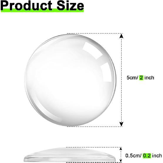 18 PCS Door Knob Stopper for Wall - Clear Strong Self-Adhesive Door Knob Bumpers - Reusable Shock Absorbent Rubber for Home,Office,Kitchen,Furniture