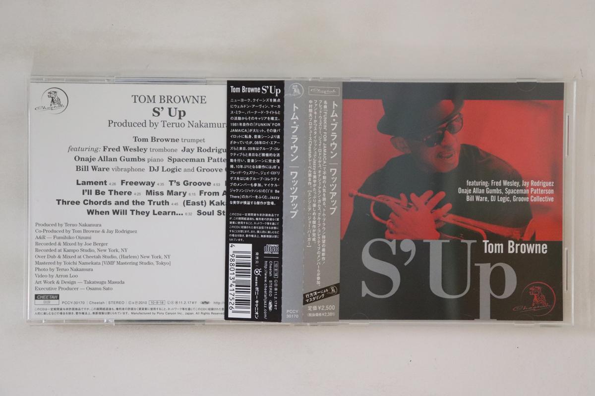 

CD TOM BROWNE S Up PCCY30170 CHEETAH 2010 Japan Obi Jazz Used