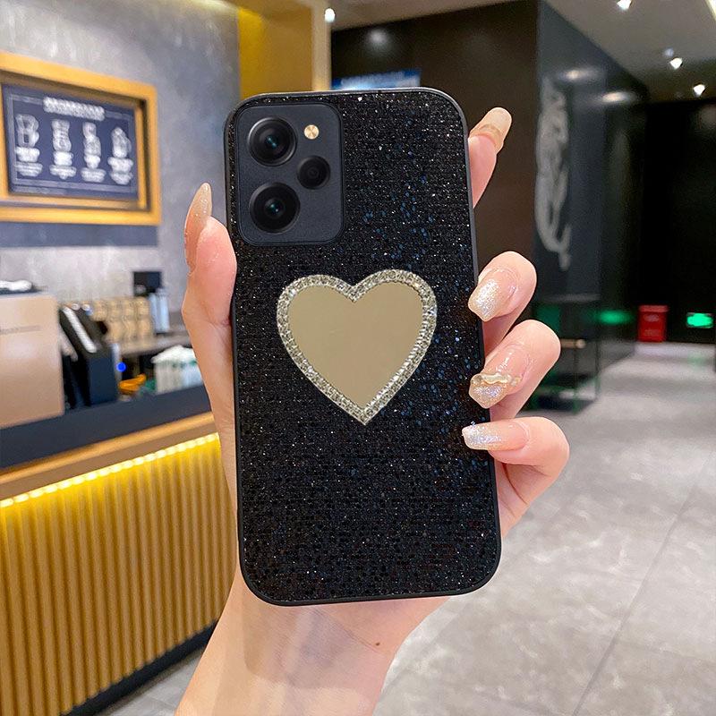 Sternenhimmel Glitzer Spiegel Weiche Hülle Schutzhülle für Xiaomi Redmi Note12 und Redmi13