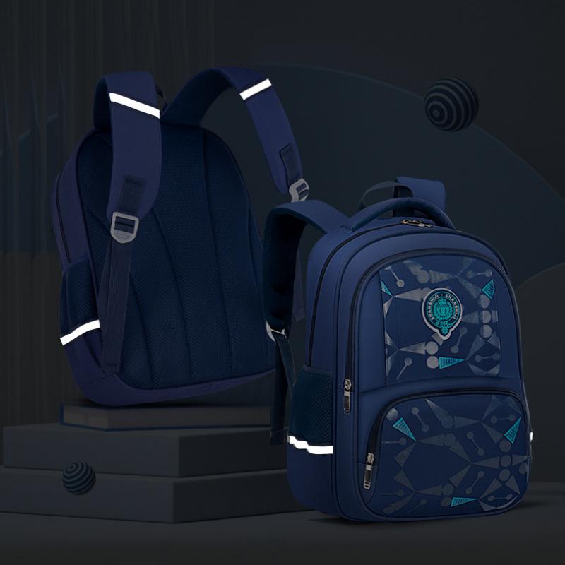 Waterproof Oxford School Backpack Lightweight Posture Support Bookbag for Children Durable Anti Theft Kids Rucksack Cool Design