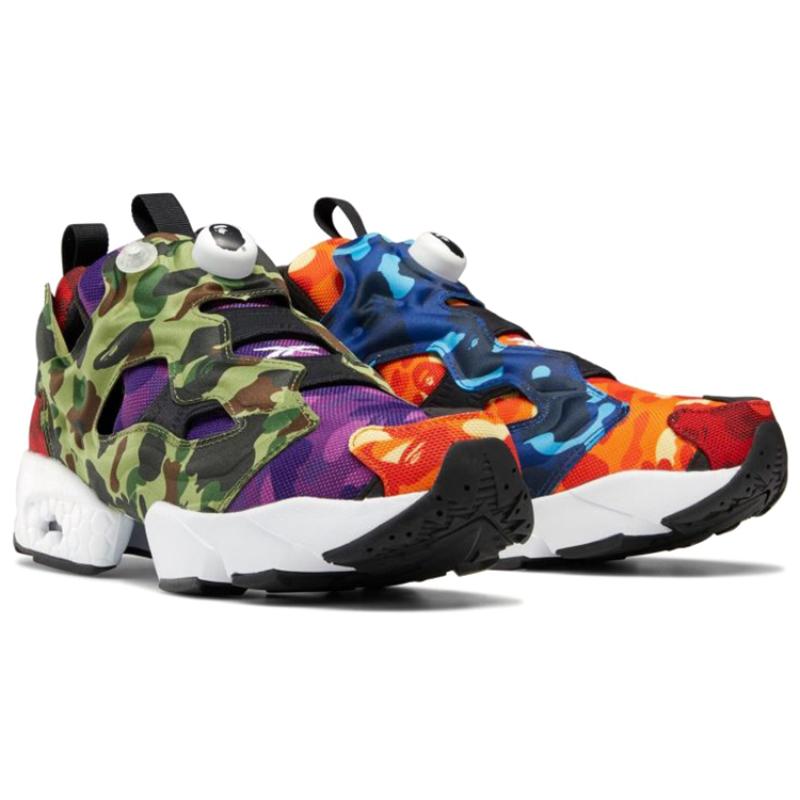 Reebok Bape X Reebok InstaPump Fury Og 'Multi Camo' Sneakers Q47370