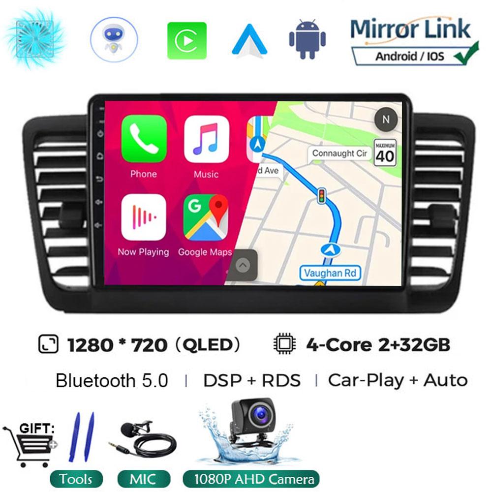 

Android 14 Для Subaru Outback 3 Legacy 4 2003 - 2009 Автомагнитола Мультимедийный Видеоплеер Carplay Автомагнитола Навигатор НЕ 2Din