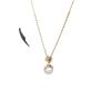 Thousand Gold Sense Classic Pearl Necklace for Women - Elegant, Versatile Design for Everyday Wear