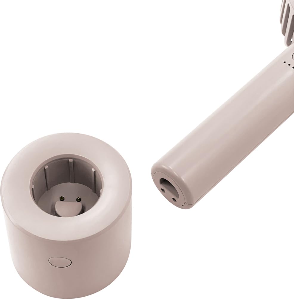 TRADE ONE new Handy portable 4 levels of airflow USB 30906 [2025 model] fan, pink, fan, adjustment, rechargeable, Type-C included,