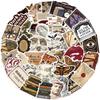 10/30/50pcs Retro Dark Gothic Aesthetic Stickers Decorative Stationery Diary Laptop Vintage Graffiti Decals Toys Gifts