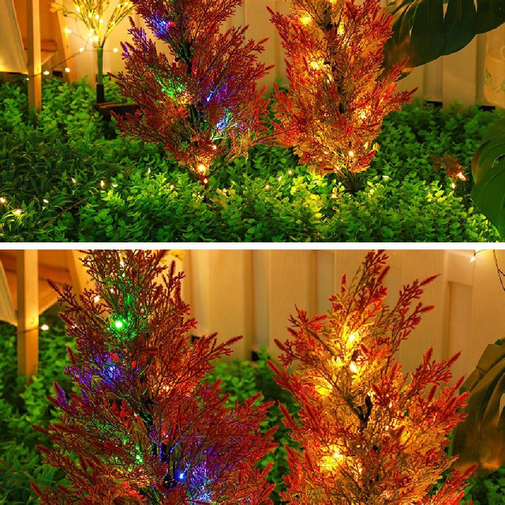 Colorful Christmas Garden Floor Lamp Realistic Landscape Lawn Lamp Wedding Courtyard