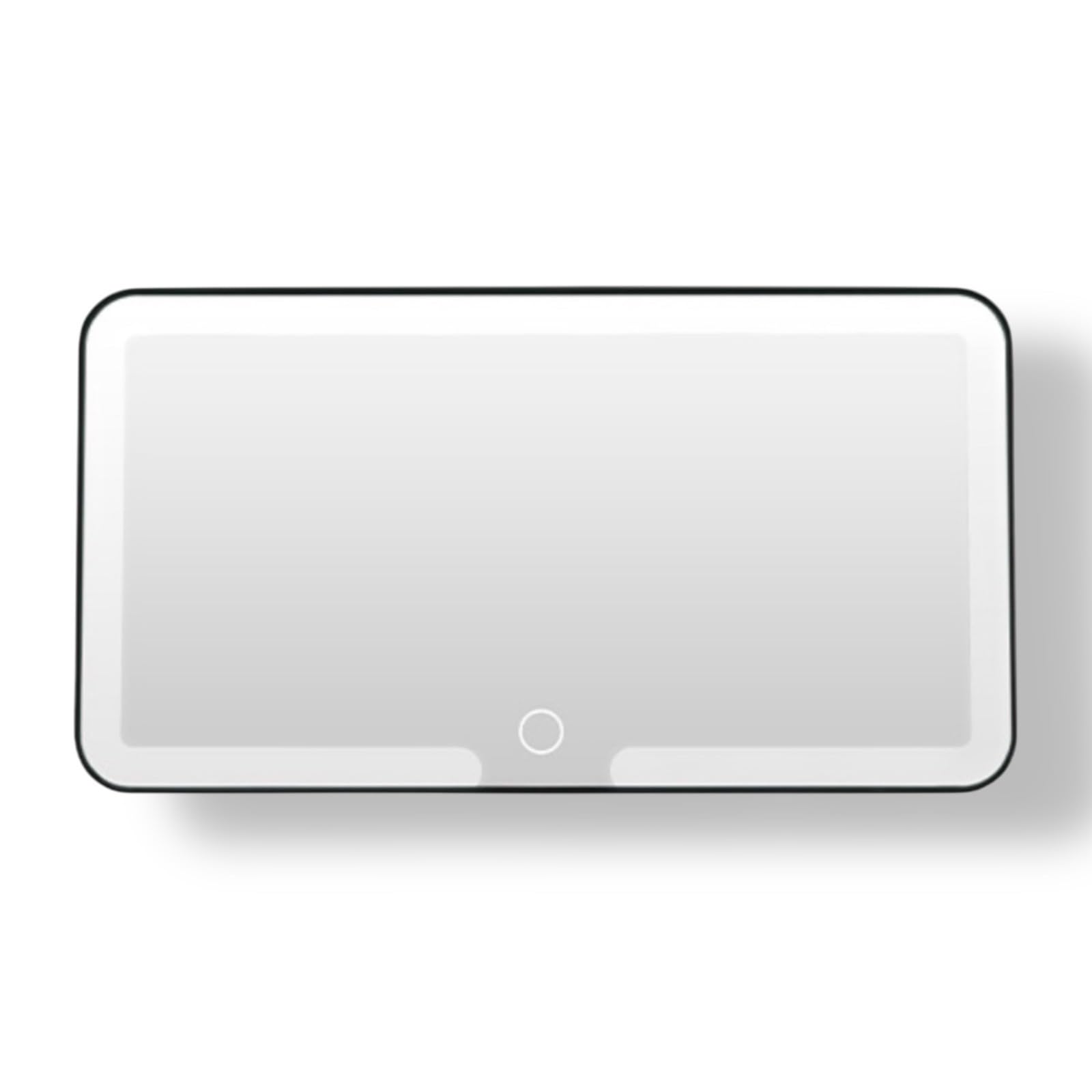 Car Rearview Vanity Makeup Rechargeable LED Back Mirror Mirror, Mirror, Mirror, Mirror, (Black)