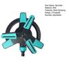 Garden Irrigation Sprinkler Auto Rotate Adjustable Wide Spraying Range Lawn Care Roof Cooling Sprinkler Patio Accessory