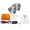 Motorcycle Bluetooth Audio Waterproof Anti-theft Alarm System Speaker FM Radio MP3 Player Music Amplifier Remote Control