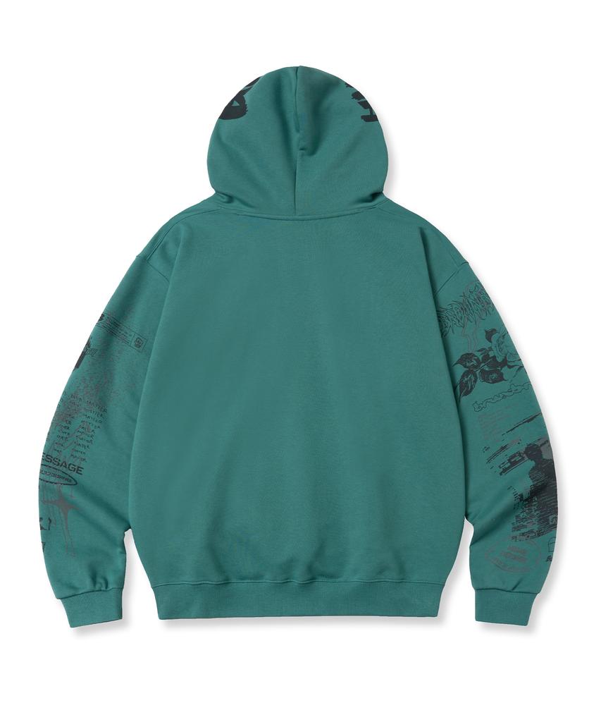Brown Bless Mind Over Matter Hoodie - Green