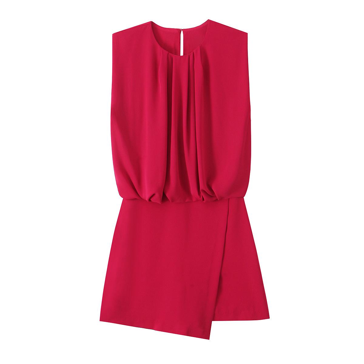 

2025 Весна Женский Европейский и Американский Стиль Комбинезон Юбка без Рукавов Medium красный