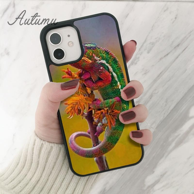 Gecko Lizard Phone Case for iPhone 11 12 13 14 Pro Max mini X XR XS SE 2020 5 6S 7 8 Plus Samsung Galaxy S21 S22 Cover shell