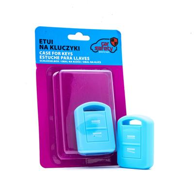 Silicone Case Cover For Key Light Blue For Opel