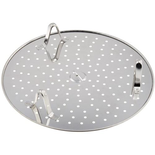 MT. Torimatsu MT Dämpfeinsatz, Silber, für 24cm Töpfe, verwandelt jeden Topf in einen Dampfgarer